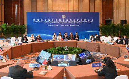 生态环境部部长黄润秋出席第六次上合组织成员国环境部长会